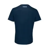 Юниорская футболка Head Slice Dark Blue/White