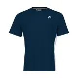 Юниорская футболка Head Slice Dark Blue/White