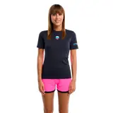 Женская футболка Hydrogen Piquet Tech Blue/Fuchsia