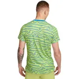 Футболка Nike Dri Fit Advantage Light Lemon Twist/Light Photo Blue/Black