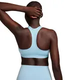Топ Nike Dri-FIT Swoosh Medium Support Light Blue