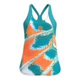 Женская майка Bidi Badu Melbourne 2025 Orange/Turquoise