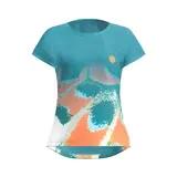 Футболка для девочек Bidi Badu Melbourne 2025 Orange/Turquoise