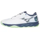 Теннисные кроссовки Mizuno Wave Enforce Court AC White/Vintage indigo/Neo mint