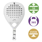 Ракетка для падел Luna Sports Uno White