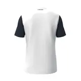 Юниорская футболка Head Club 25 Navy/White