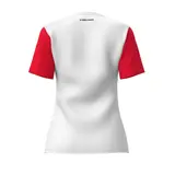 Юниорская футболка Head Club 25 Girls White/Red