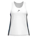 Юниорский топ Head Club 25 Girls Royal/White