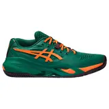 Кроссовки для падел Asics Gel-Resolution X Jewel Green/Energy Orange