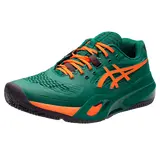 Кроссовки для падел Asics Gel-Resolution X Jewel Green/Energy Orange