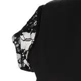 Футболка женская Bidi Badu Night Flash V-Neck Lace Black