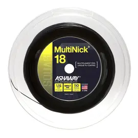 Струна для сквоша Ashaway Multi Nick 18 Black 1.15 110 метров