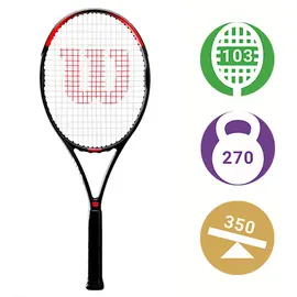 Теннисная ракетка Wilson Pro Staff Precision 103 Black/Red