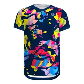 Футболка для мальчиков Bidi Badu Wild Arts V-Neck Dark Bkue/Red/Mix