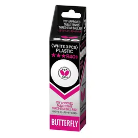 Мячи для настольного тенниса Butterfly 3*** R40+ 3 штуки​