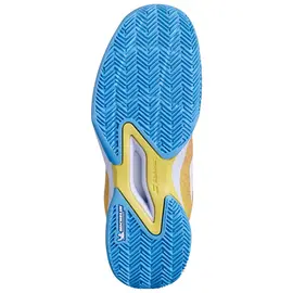 Детские теннисные кроссовки Babolat Jet Mach 3 Clay Court Coral/Gold Fusion