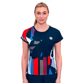 Футболка с рукавом женская Bidi Badu New York 2024 Dark Blue/Red/Blue