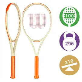 Теннисная ракетка Wilson Clash 100 V2.0 Roland Garros (2024)