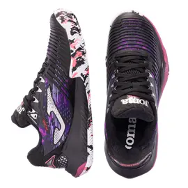 Теннисные кроссовки Joma Point Lady Clay 2401 Black/Fuchsia