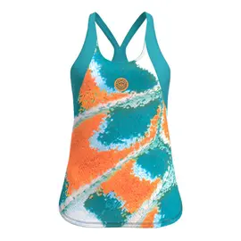 Женская майка Bidi Badu Melbourne 2025 Orange/Turquoise