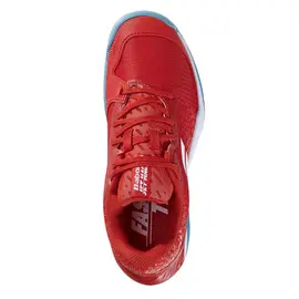Детские теннисные кроссовки Babolat Jet Mach 3 Clay Court Fiesta Red