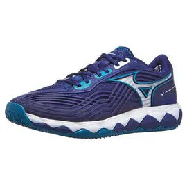 Теннисные кроссовки Mizuno Wave Enforce Tour 2 CC Bellwether blue/White/Fjord blue