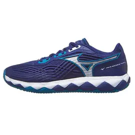 Теннисные кроссовки Mizuno Wave Enforce Tour 2 CC Bellwether blue/White/Fjord blue