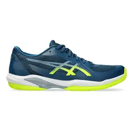 Теннисные кроссовки Asics Solution Swift FF 2 Clay Mako Blue/Safety Yellow