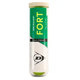 Теннисные мячи Dunlop Fort All Court 4 мяча (Пластиковая банка)