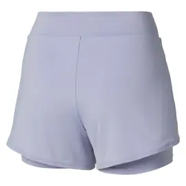 Женские шорты Mizuno Flex Short White Icelandic Blue
