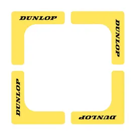 Углы для разметки корта Dunlop Yellow 8 штук