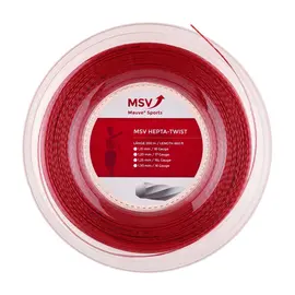 Теннисная струна MSV Hepta Twist Red 1.30 200 метров