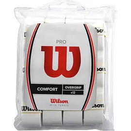 Намотка Wilson Pro Overgrip White Comfort 12 штук
