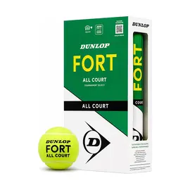 Теннисные мячи Dunlop Fort All Court 8 мячей (2 х 4) (Пластиковая банка)