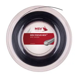 Теннисная струна MSV Focus Hex Soft Black 1.15 200 метров