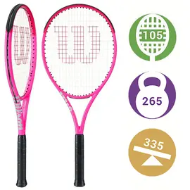Теннисная ракетка Wilson Burn 105S Pink V6 (2026) (Витринный образец)