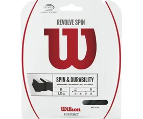 Теннисная струна Wilson Revolve Spin 1.25 Black 12 метров