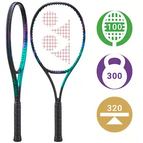 Теннисная ракетка Yonex Vcore Pro 100 300 грамм Green/Purple