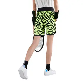 Юниорские шорты Hydrogen Tiger Tech Black/Neon Yellow