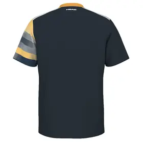 Юниорская футболка Head Vision Topspin Navy/Print Vision