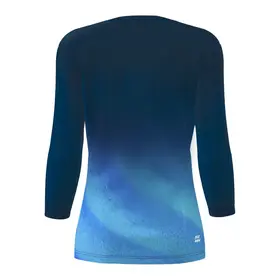 Лонгслив женский Bidi Badu Beach Spirit V-Neck Dark Blue/Blue