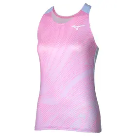 Топ Mizuno Charge Printed Tank Lilac Chiffon