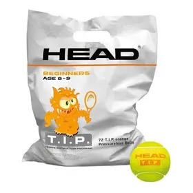 Теннисные мячи Head T.I.P Orange 72 мяча (пакет)