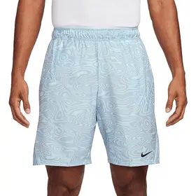 Шорты Nike Court Dri-Fit Victory 9in Printed Glacier Blue/Black