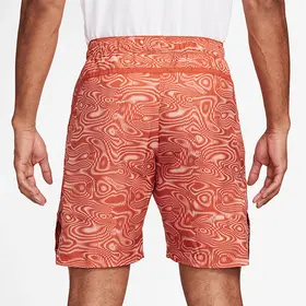 Шорты Nike Court Dri-Fit Victory 9in Printed Rust Factor/White