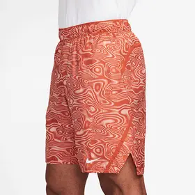 Шорты Nike Court Dri-Fit Victory 9in Printed Rust Factor/White