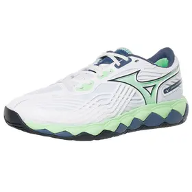 Теннисные кроссовки Mizuno Wave Enforce Tour 2 AC White/Neo Mint/Vintage Indigo