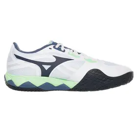 Теннисные кроссовки Mizuno Wave Enforce Tour 2 AC White/Neo Mint/Vintage Indigo