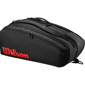 Сумка Wilson Clash V3 Super Tour 15PK Black/Infrared