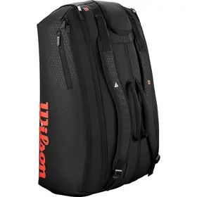 Сумка Wilson Clash V3 Super Tour 15PK Black/Infrared